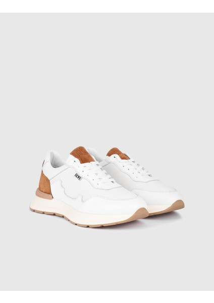 Faes Beyaz Hakiki Deri Erkek Spor Ayakkabı fırsatları