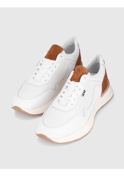 Faes Beyaz Hakiki Deri Erkek Spor Ayakkabı indirimleri