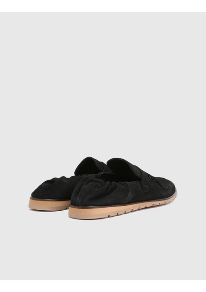 Crawley Süet Deri Siyah Erkek Loafer Ayakkabı fırsatları