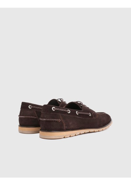 Eccles Süet Deri Kahverengi Erkek Oxford Ayakkabı fırsatları