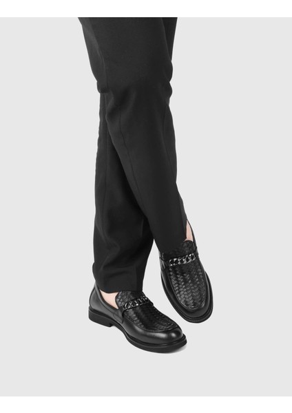 Polten Hakiki Deri Erkek Siyah Klasik Ayakkabı fiyatları