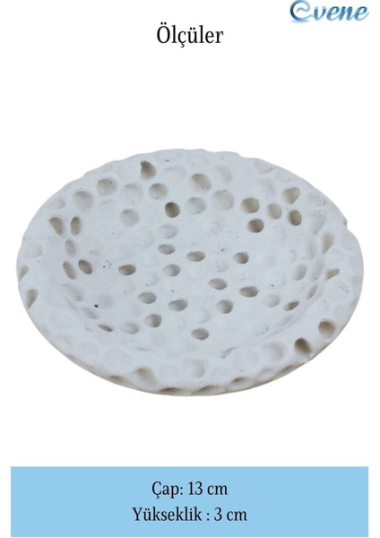 Şekerlik Sunumluk Drajelik Dekoratif Tabak Baloncuklu Model