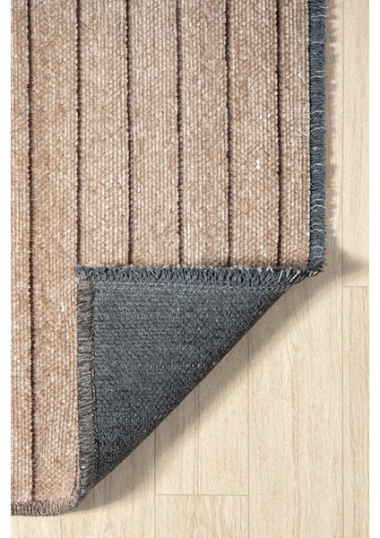 Ares Kahve Halı Yıkanabilir Kaymaz Taban Şönil Kilim Dokuma Pamuk Taban Kilim NV07 80 x 150 cm modelleri