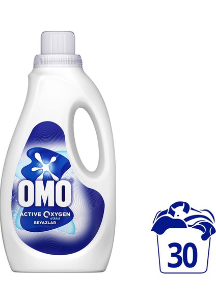 Active Oksijen Etkisi Beyazlar Için Sıvı Deterjan 1500 ml