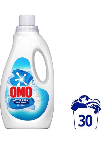 Active Fresh Cold Power Beyazlar Için Sıvı Deterjan 1500 ml
