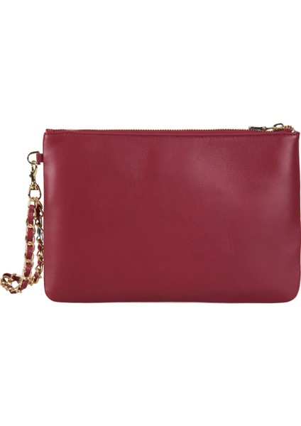 Vionya Kırmızı Kadın Deri El Çantası fırsatları