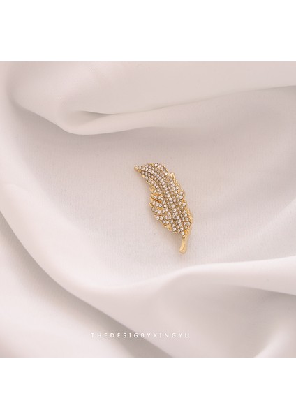 Yeni Moda Zirkonya Inci Küpeler Fransız Niş Retro Hafif Lüks Küpeler ve Broşlar Sınıf Dekorasyonu (Yurt Dışından)