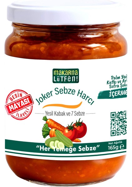 Joker Yeşil Kabak ve 7 Sebze Harcı (165 gr) modelleri