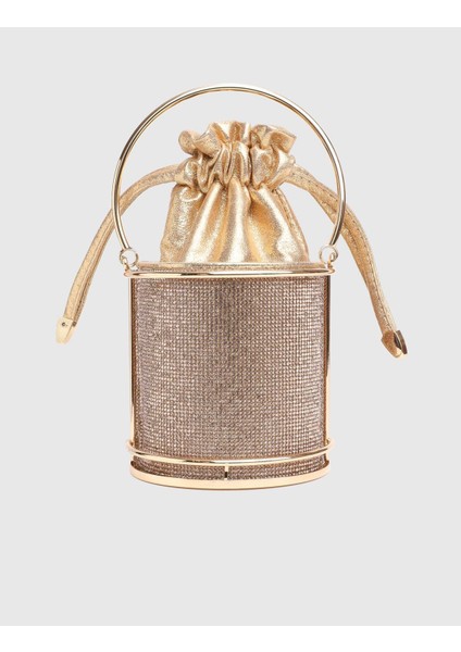 Doolin Altın Renk Taşlı Kadın Porftöy Çanta modelleri