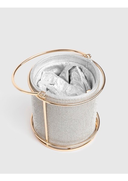 Doolin Gümüş Renk Taşlı Kadın Portföy Çanta fiyatları