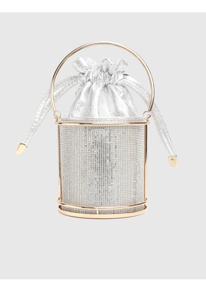 Doolin Gümüş Renk Taşlı Kadın Portföy Çanta modelleri