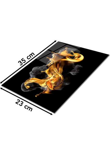 Siyah Gold Soyut Cam Kesme Tahtası, Silikon Ayaklı, Isıya Kırılmaya Dayanıklı, Sunum Kesim Tablası fiyatları