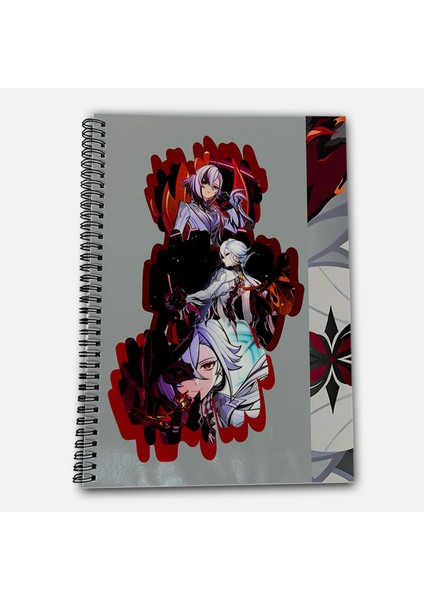 Genshin Impact Arlecchino Çizgisiz A4 Okul Defteri 72 Yaprak fiyatları