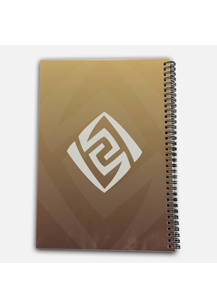 Genshin Impact Chiori Çizgili A4 Okul Defteri 72 Yaprak modelleri