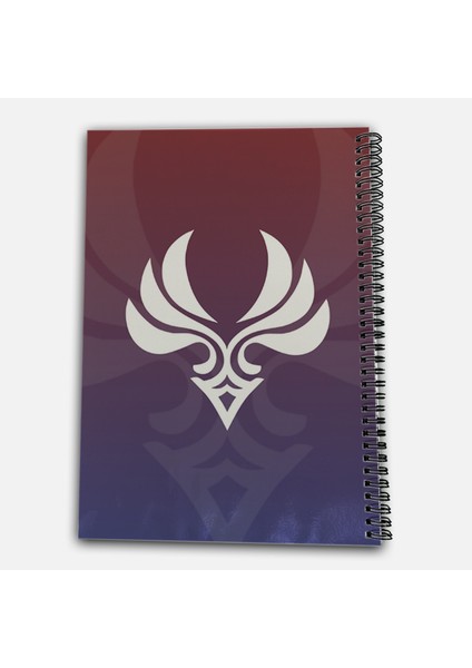 Genshin Impact Chasca Çizgili A4 Okul Defteri 72 Yaprak modelleri