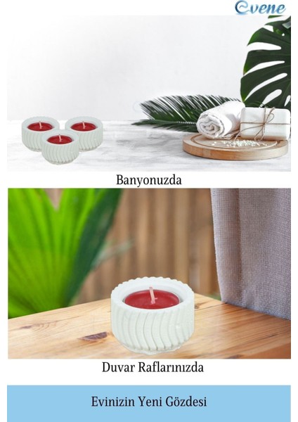 Mumluk Şamdan Tealight Mum Uyumlu Tekerlek Model