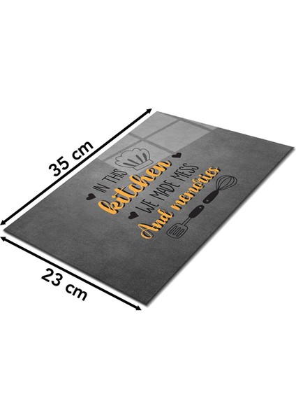 Kitchen Memories Cam Kesme Tahtası , Silikon Ayaklı, Isıya Kırılmaya Dayanıklı, Sunum Kesim Tablası fiyatları