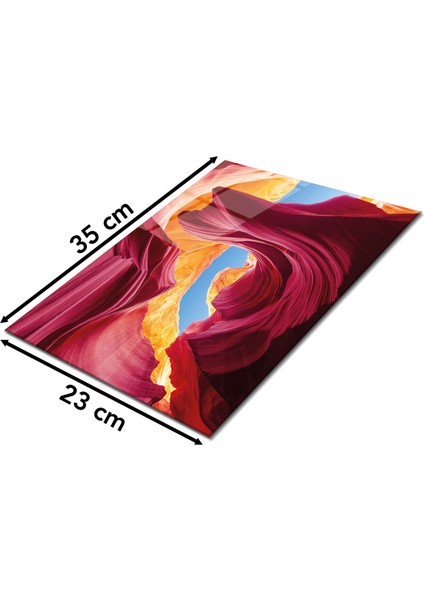 Renkli Soyut Kayalar Cam Kesme Tahtası, Silikon Ayaklı Isıya Kırılmaya Dayanıklı Sunum Kesim Tablası fiyatları