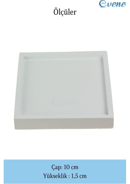 Şekerlik Sunumluk Drajelik Dekoratif Tabak Dörtgen Model