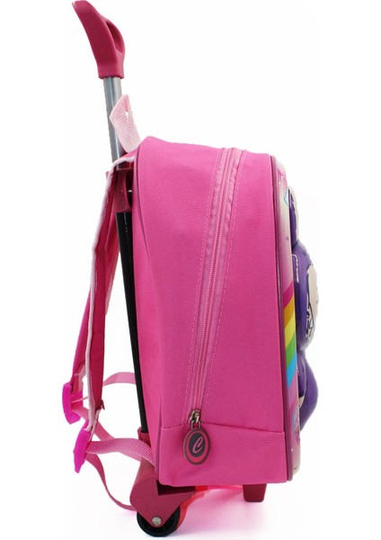 Labubu Çekçekli Anaokulu Çantası + Suluk - Çocuk Çanta - Kreş Çantası - Labubu Çanta modelleri