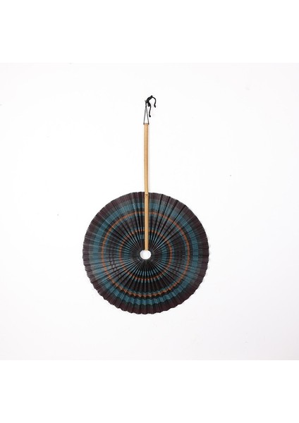 Mylamp Ravi 35X48 Cm. Siyah & Renkler Bambu Akordeon Yelpaze