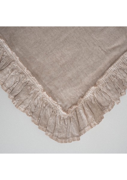 Miranda Çift Kişilik Nevresim Takımı %100 Keten Bej 200X220 cm fırsatları