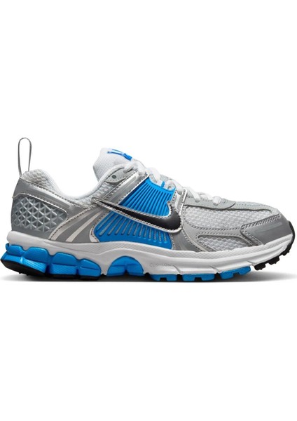 Bowerman Zoom Vomero 5 Runbning Shoes Hakiki Deri Reflektörlü Kadın Koşu Yürüyüş Ayakkabısı Beyaz Mavi