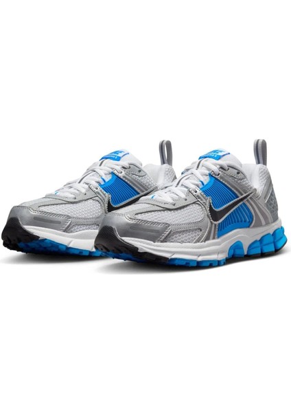 Bowerman Zoom Vomero 5 Runbning Shoes Hakiki Deri Reflektörlü Kadın Koşu Yürüyüş Ayakkabısı Beyaz Mavi modelleri