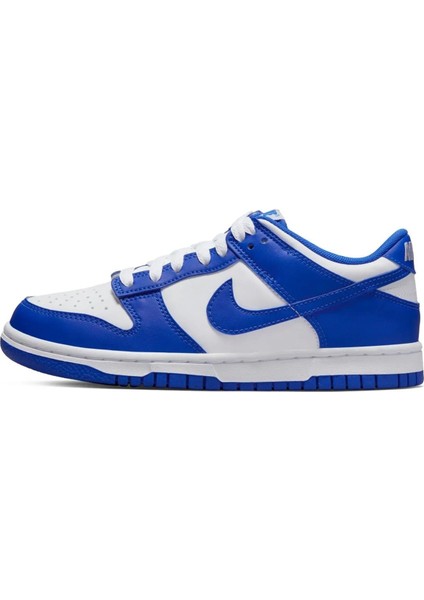 Dunk Low Gs Leather Unisex Sneaker Hakiki Deri Beyaz Mavi Günlük Spor Ayakkabı fiyatları