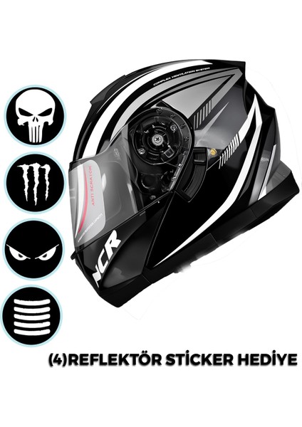 Icon Çene Açılır Kask