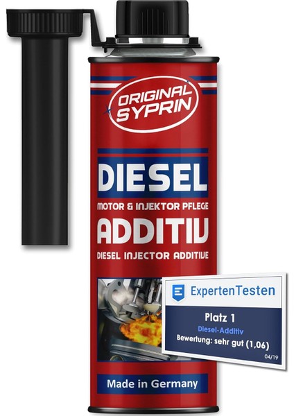 Orijinal Dizel Katkısı 250ML, Yakıt Sistemi ve Enjektör Temizleyici, Performans Artırır