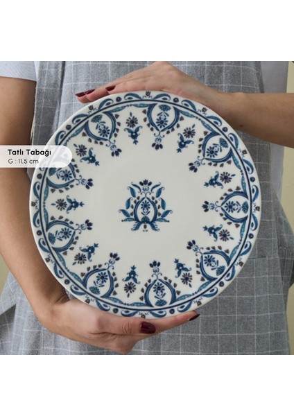 Forever Bone Heather 26 Parça 6 Kişilik Kahvaltı Seti