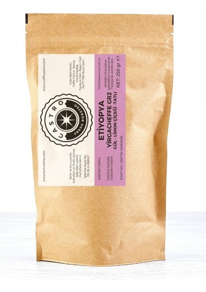 Etiyopya Yirgacheffe Kahve 1000 GR. (4X250GR) fiyatları