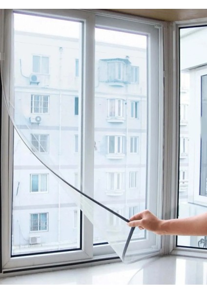 75 x 125 cm 5 Metre Çift Taraf Bantlı Pencere Sinek Önleyici Kovucu Sineklik Perdesi fiyatları