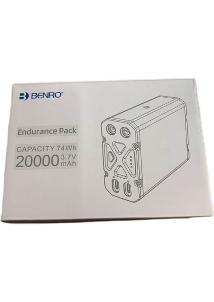 Benro BR204 20.000 Mah 3.7V Endurance Pack Tripod Bağlantılı Çelik Kasalı Powerbank Şarj Istasyonu indirimleri