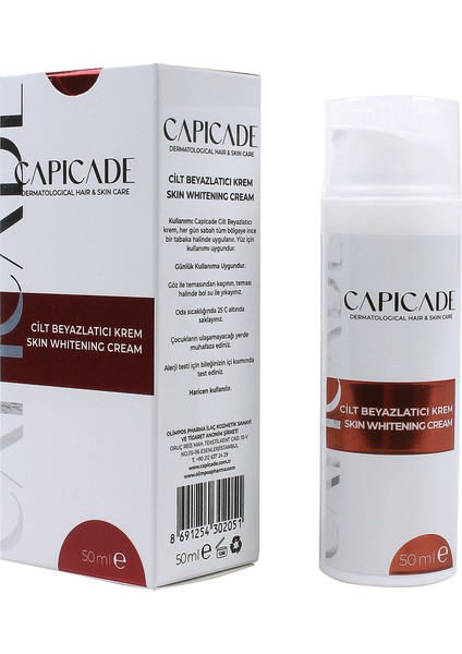 Cilt Beyazlatıcı Krem