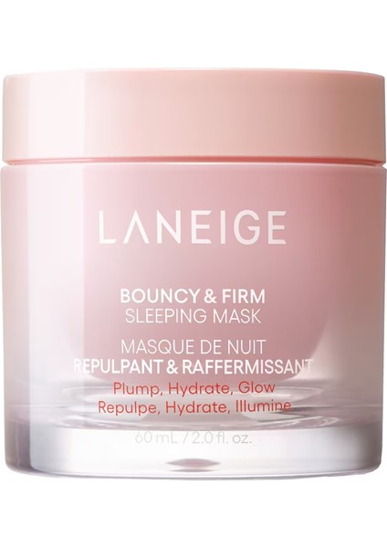 Bouncy & Firm Sleeping Mask - Dolgunlaştırıcı ve Sıklaştırıcı Gece Maskesi 60 ml
