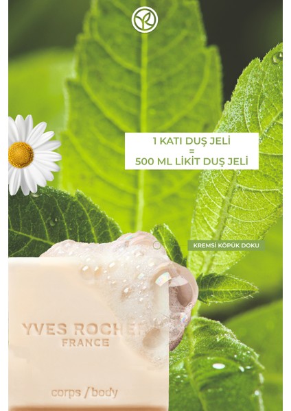 Katı Duş Jeli - Nemlendirici Tazeleyici Mine Çiçeği Papatya -Sls,sles Içermez,vegan fiyatları