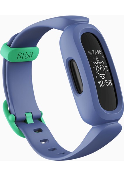 Fıtbıt Ace 3 Çocuk Aktivite Takip Cihazı Mavi/yeşil, 8 Gün Pil
