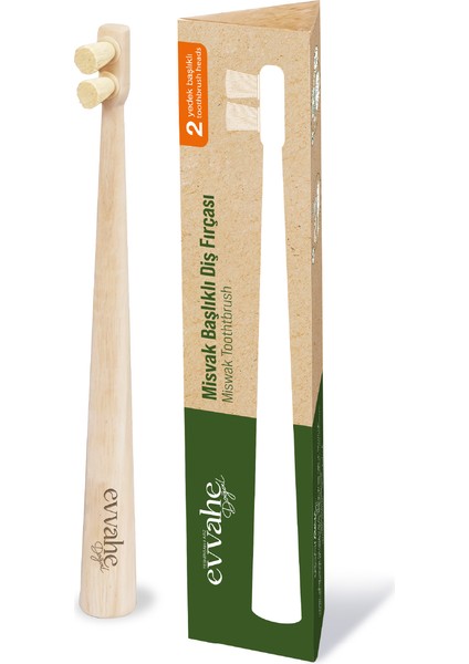 Misvak Başlıklı Ahşap Saplı Ağız ve Diş Temizleme Fırçası Sağlıklı Bakım fiyatları