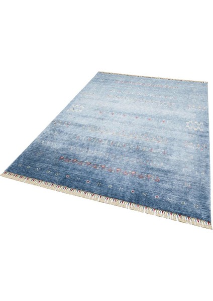 Nepal Zr 06 Bambu Viskon Mavi Modern Uşak Desenli Halı fiyatları