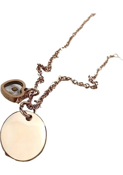 Kalp Şeklinde Paslanmaz Çelik Kolye Kolye (Yurt Dışından) modelleri