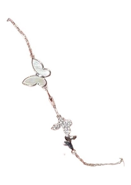 Kadınlar Için Sedef Kelebek Bilezik, Hafif Lüks, Niş, Üst Düzey Tasarım, Sade ve Zarif El Takısı (Yurt Dışından) fiyatları