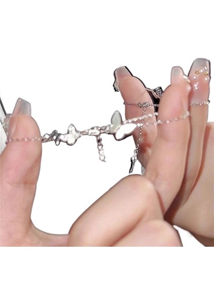 Kadınlar Için Sedef Kelebek Bilezik, Hafif Lüks, Niş, Üst Düzey Tasarım, Sade ve Zarif El Takısı (Yurt Dışından) fırsatları