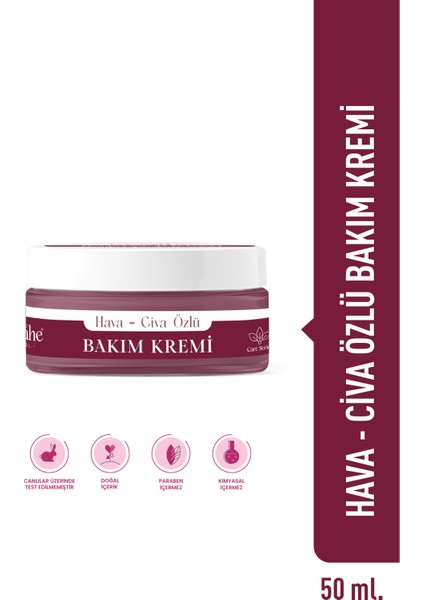 Evvahe Hava Civa Kremi 50 ml Tüm Cilt Tipleri için Nemlendirici ve Besleyici