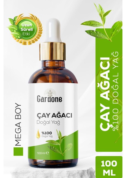 Cay Ağacı Yağı Soğuk Sıkım %100 Saf ve Doğal Tea Tree 100ML