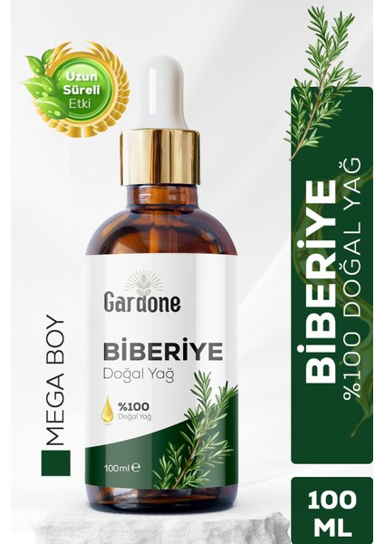 Biberiye Yağı Soğuk Sıkım %100 Saf ve Doğal Rosemary 100ML