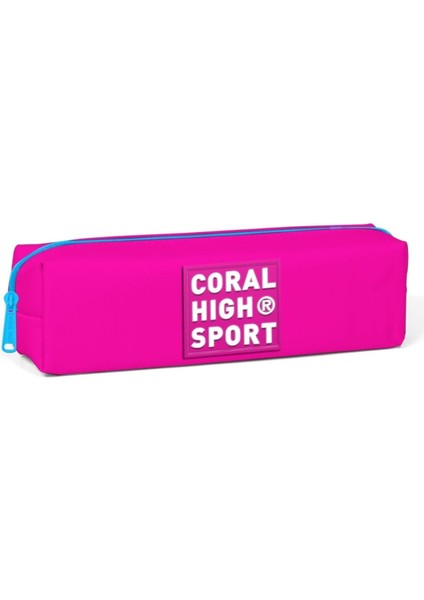 High Sport Tek Bölmeli Pembe Kalem Çantası
