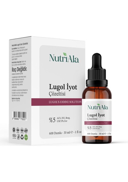 Nutriala Lugol Iyot %2 30 ml fırsatları