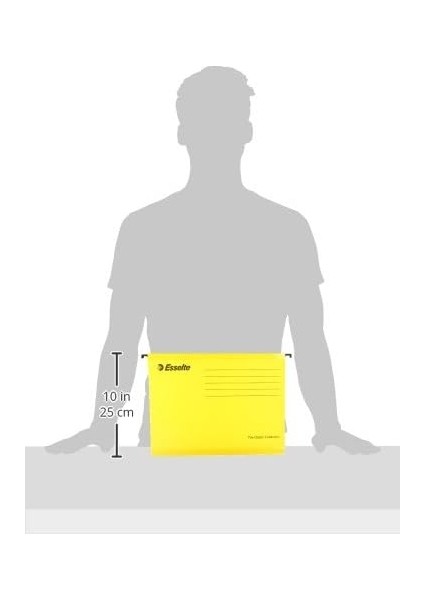 Klasik Askılı Dosya, A4, Sarı, 25'li Paket, Sekmeler Dahil, 90314 fiyatları